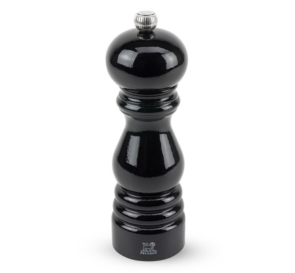 Peugeot Paris Pfeffermühle Holz Schwarz Lackiert 18cm