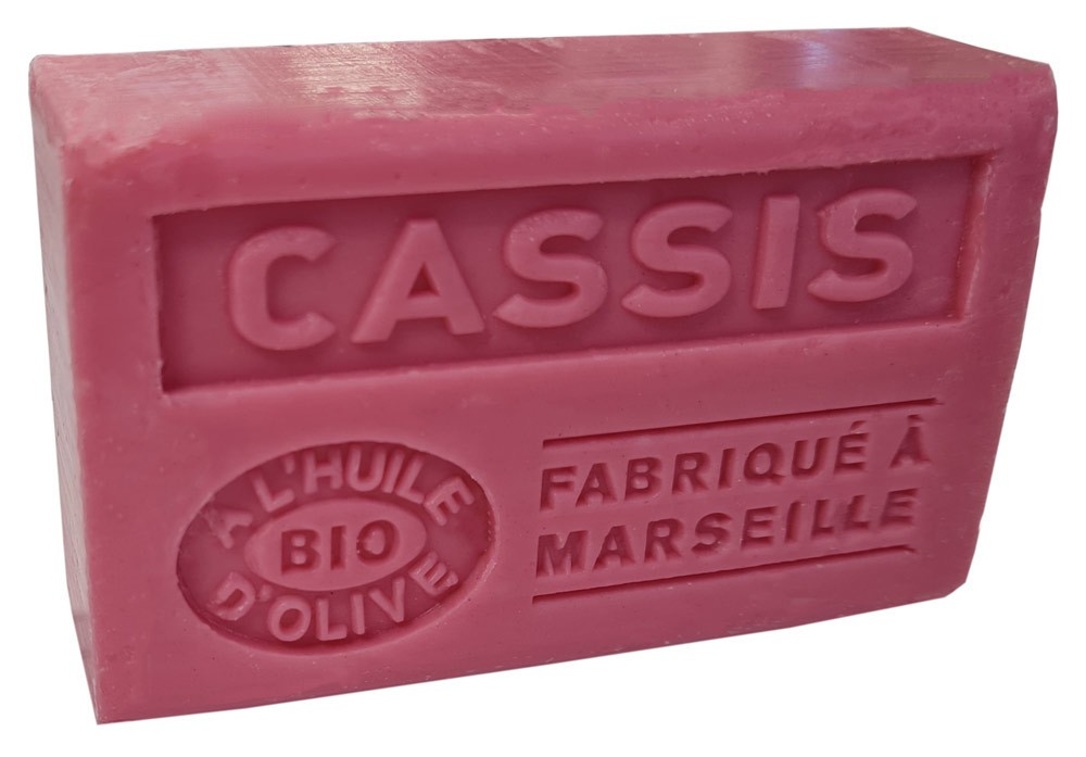 Provence Seife Cassis (Schwarze Johannisbeere) Duftseife mit Olivenöl 125g