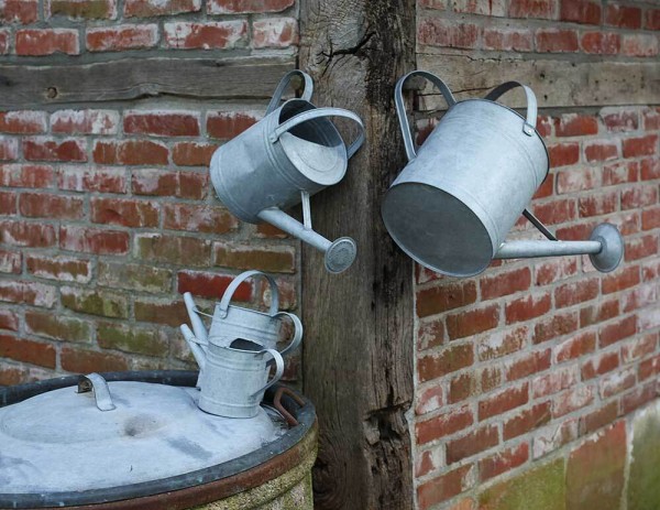 Gießkanne aus Zink Giesskanne Vintage Landhaus-Stil 1,5l