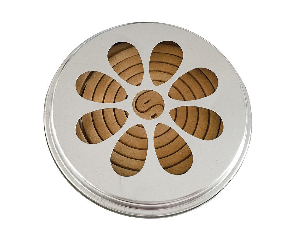 10 Citronella Rauchspiralen mit Halter Zitronengras Citronella-Duft