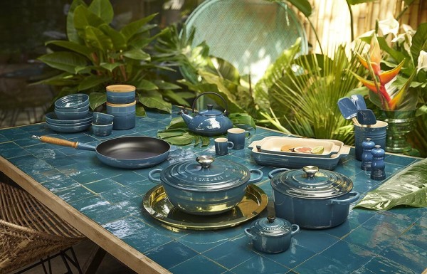 Le Creuset Bräter Signature Rund Gusseisen Deep Teal 28cm