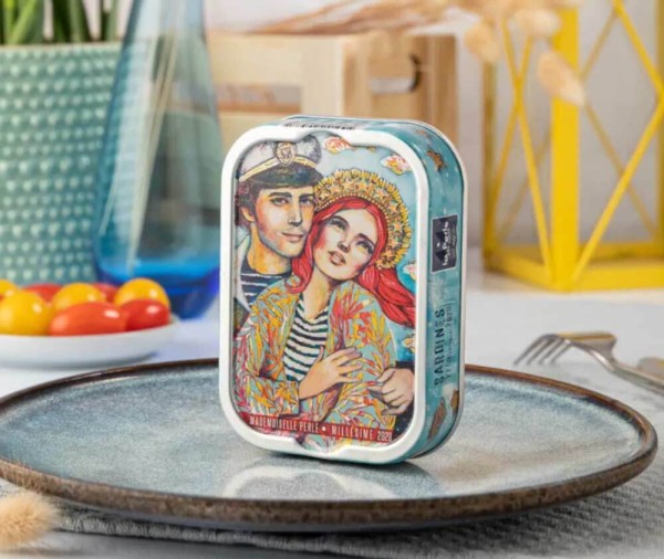 La Perle des Dieux Jahrgangssardinen 2020 Mademoiselle Perle - Dose 115 g