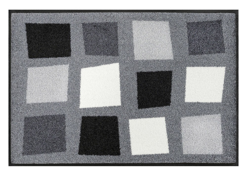 wash+dry Fußmatte Boxpark Grey waschbar 50x75cm wash+dry Fußmatte Boxpark Grey waschbar 50x75cm
