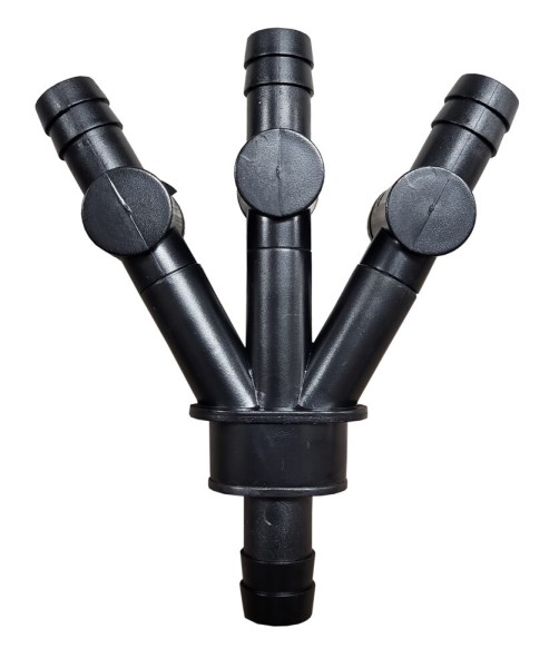 Ubbink Dreiwegehahn Regelbar 19 mm (3/4") für Teich Schlauch Wasserspeier