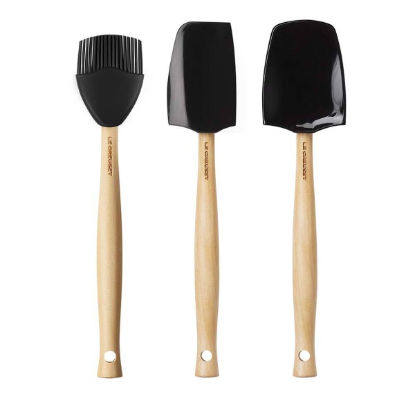 Le Creuset Kochkellen-Set 3-tlg. Craft Schwarz