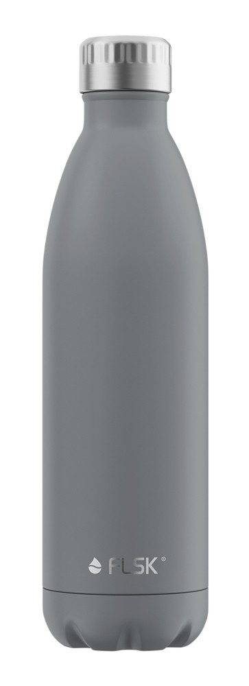 FLSK Trinkflasche Stone Isolierflasche Grau - 2. Generation