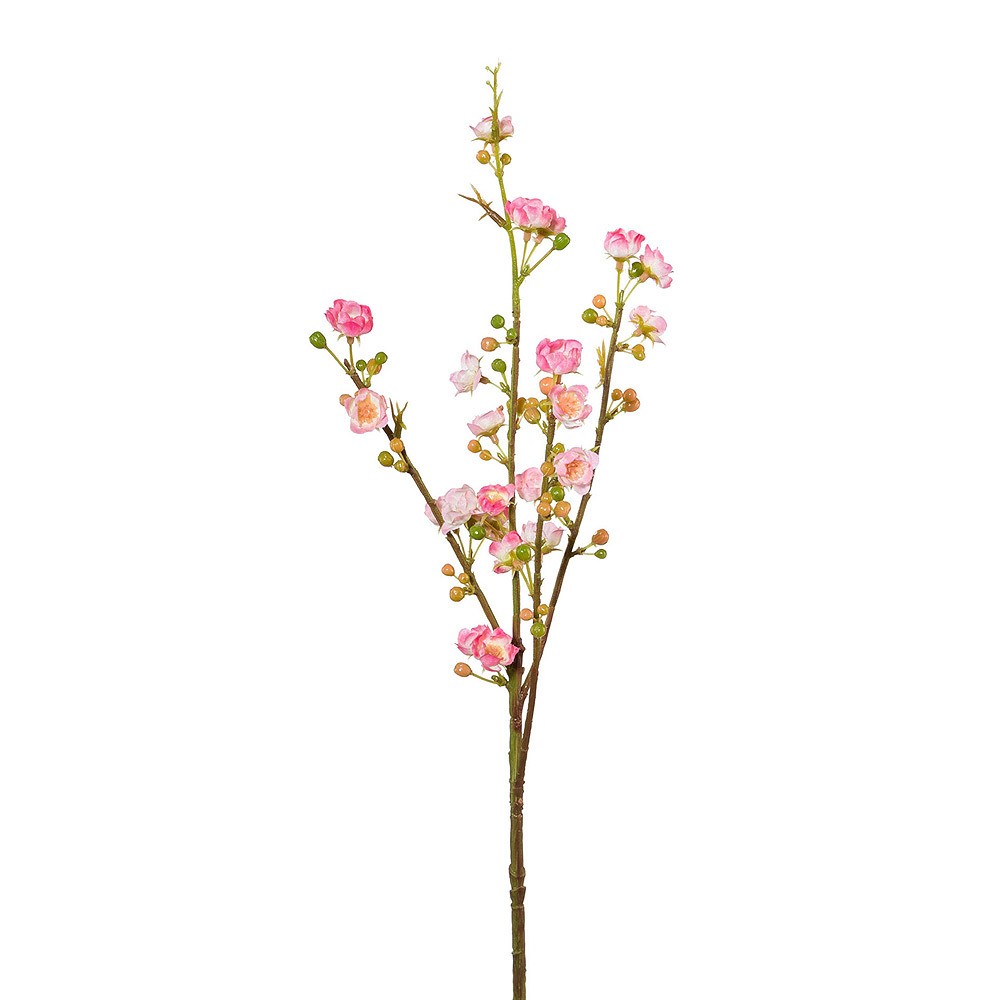 Künstlicher Mandelblütenzweig Rosa 46cm
