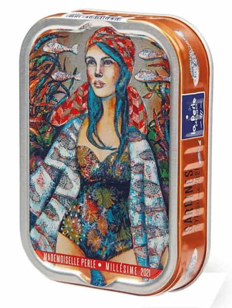 La Perle des Dieux Jahrgangssardinen 2021 Mademoiselle Perle - Dose 115 g