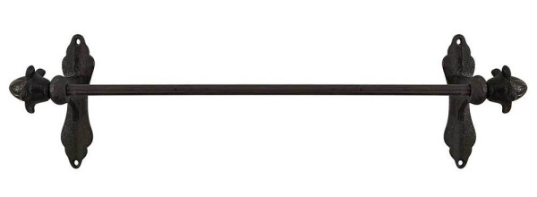 Handtuchhalter Braun Gusseisen Handtuchstange Wandmontage Vintage