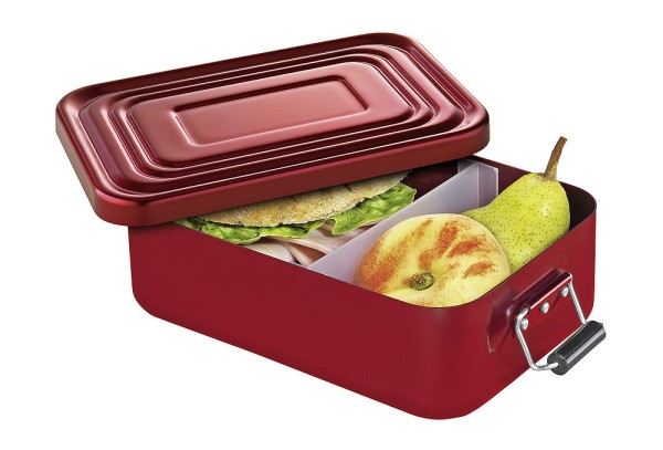 Küchenprofi Lunch Box klein Aluminium Rot