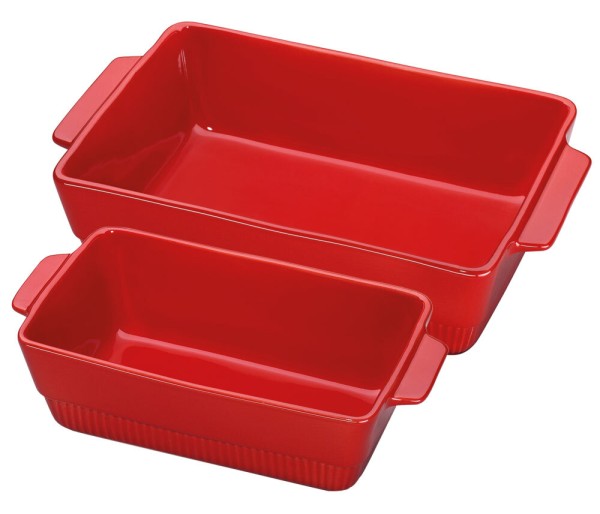 Spring Auflaufform CHALET Rechteckig Keramik Rot