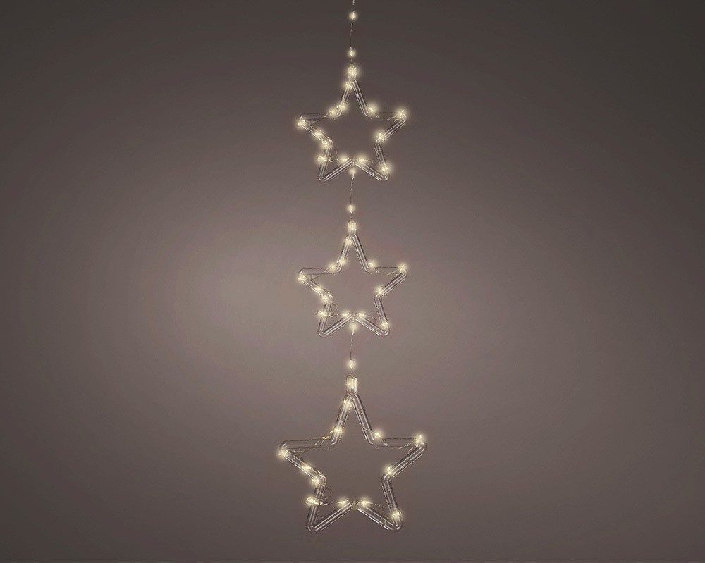 Weihnachtssterne Beleuchtet LED Sterne 3 Stück Außen Warmweiß zum Hängen Ba günstig online kaufen