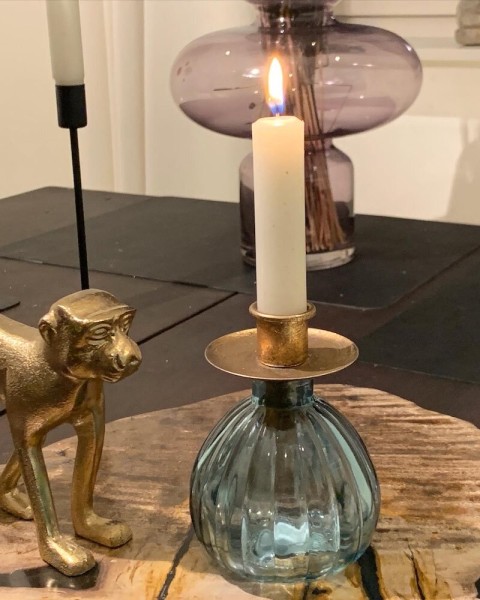 Kerzenhalter für Flaschen Gold Kerzenhalteraufsatz Flaschenaufsatz Vintage-Stil