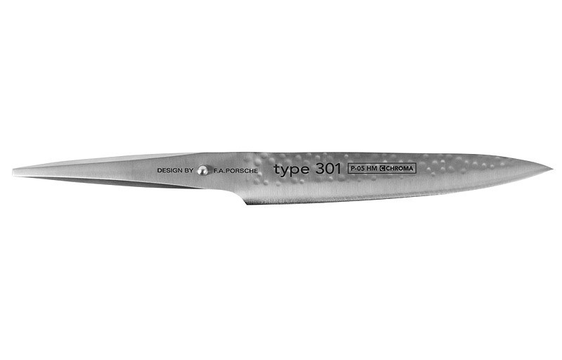 Chroma type 301 P-05 HM Tranchiermesser Hammerschlag 19,3 cm