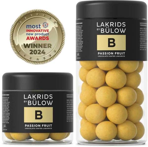 Lakrids by Bülow - B - Passion Fruit - Schokoladen-Lakritz