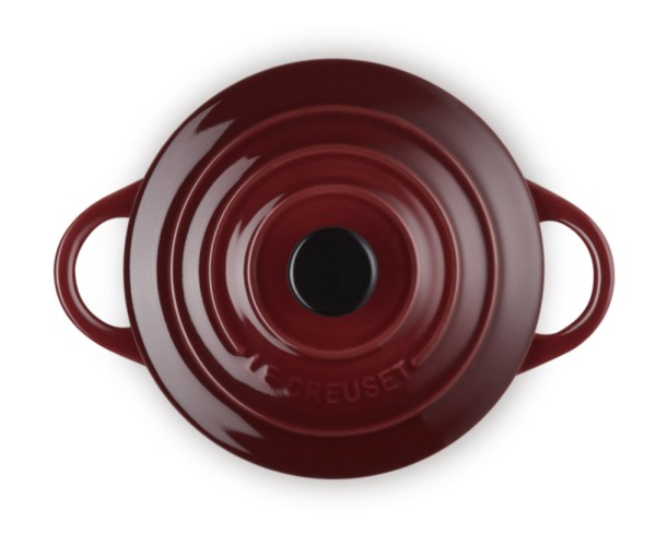 Le Creuset Mini Cocotte Steinzeug Garnet (Rhone) Bordeaux-Rot 10X5cm