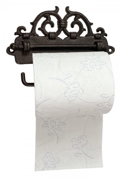 Toilettenpapierhalter Gusseisen Braun Vintage Klorollenhalter Antik-Stil
