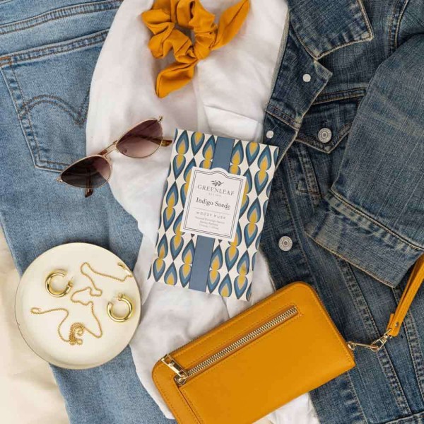 Greenleaf Duft Sachet Large - Indigo Suede - Duftsäckchen