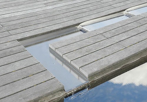 Ubbink Edelstahl-Bachlauf WOLGA Start Element