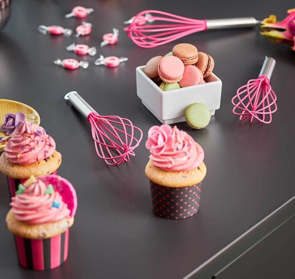 Rösle Schneebesen Silikon Pink 27 cm