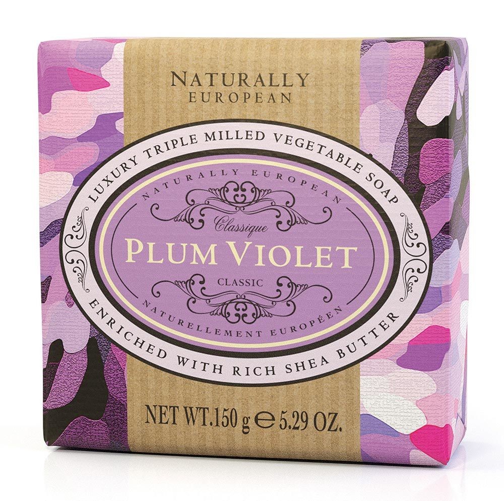 Naturally European Seife Plum Violet 150g