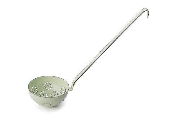 Riess Schöpflöffel Emaille Schöpfkelle Pastell Nilgrün 9cm