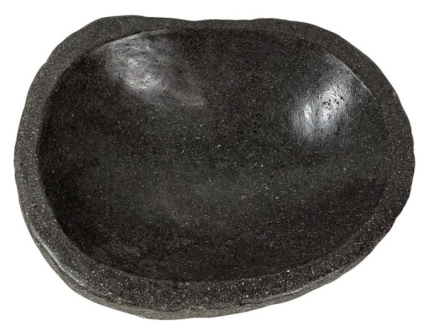 Naturstein Schale Flussstein Steinschale Dekoschale Vogeltränke Garten