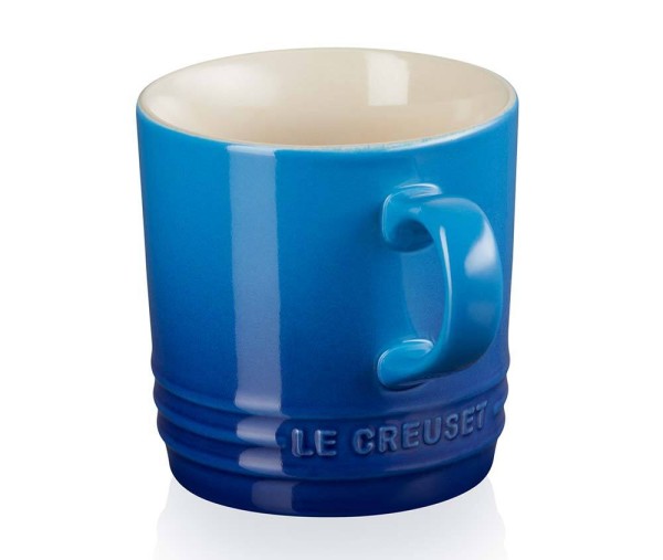 Le Creuset Tasse Becher Steinzeug Azure Blau