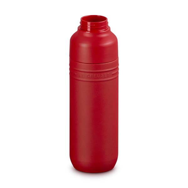 Le Creuset Trinkflasche On The Go Edelstahl Isolierflasche Kirschrot