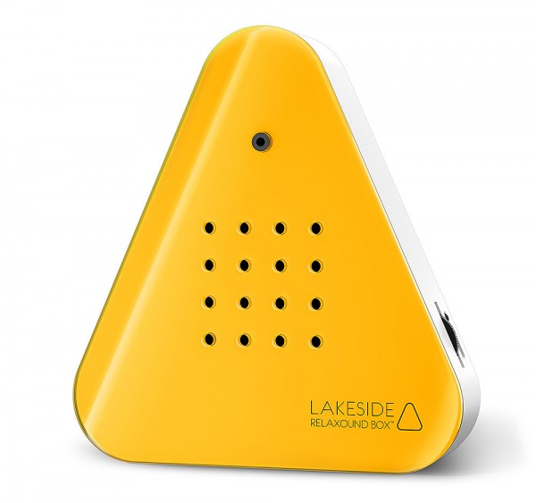 Lakesidebox Neon Orange Naturklänge Waldsee mit Bewegungsmelder Vogelgezwitscher