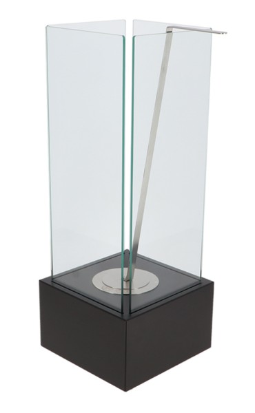 Esschert Design Bodenfeuer Bio-Ethanol Bodenkamin quadratisch Anthrazit 65cm