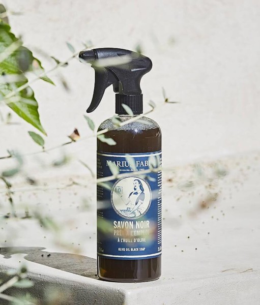 Marius Fabre Savon Noir Schwarze Olivenöl Flüssigseife Allzweckseife Sprühflasche 750ml
