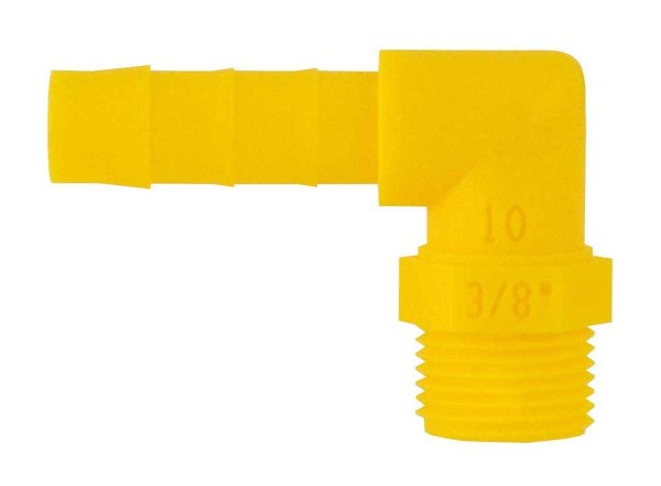 Lilie Winkel Einschraubtülle WeißGELB