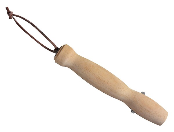 Teleskop-Grillgabel Grillspieß für Feuerkorb und Feuerschale Holzgriff 80cm