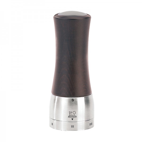 Peugeot Madras Salzmühle Edelstahl Holz Schoko U-Select 16cm