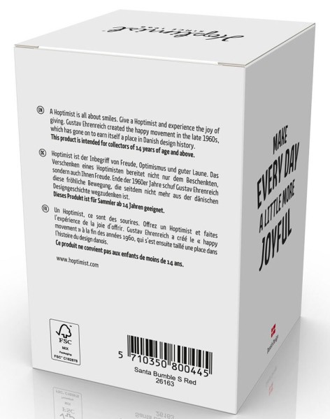 Hoptimist Santa Bumble S Rot Red