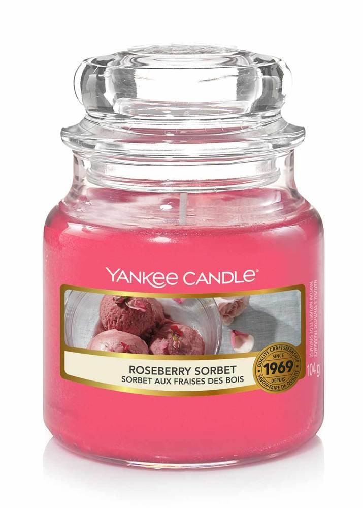 Yankee Candle Duftkerze Roseberry Sorbert 104 g