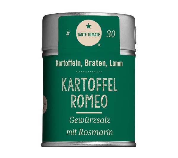 Tante Tomate - Kartoffel-Romeo - Gewürzsalz mit Rosmarin - Gewürzmischung 40g