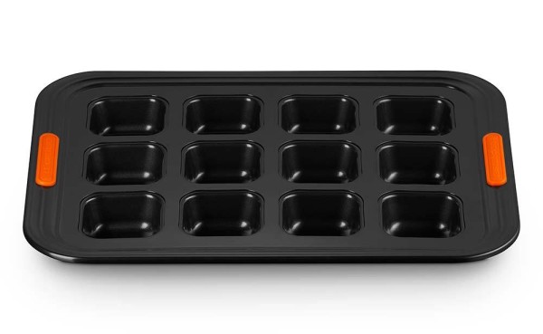 Le Creuset Brownieform 12er Backform mit Antihaftbeschichtung