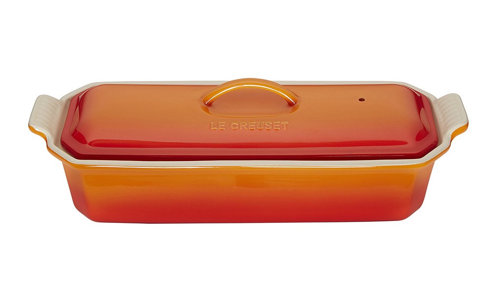 Le Creuset Pastetenform Steinzeug Ofenrot 32cm