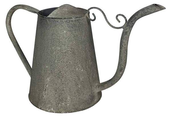 Gießkanne ROSE GARDEN Zink Patiniert Antik-Stil Giesskanne Vintage-Stil