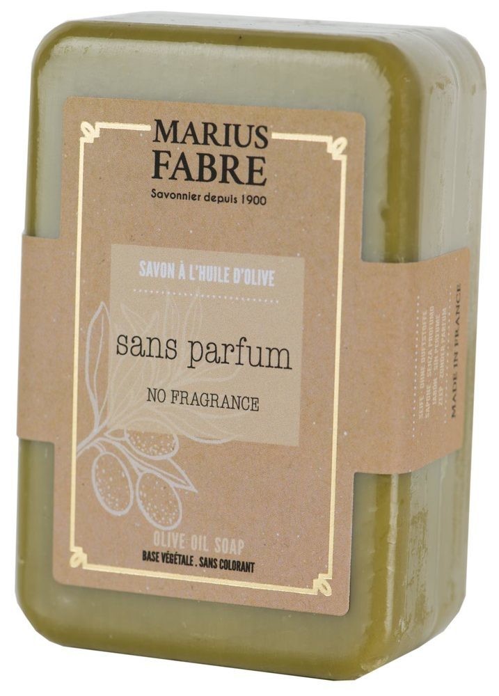 Marius Fabre Bio-Olivenöl Seife Parfümfrei (Sans Parfum) Shea-Butter 150g