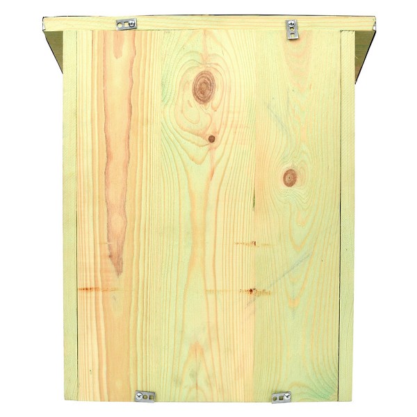 Fledermauskasten Fledermaushaus Holz Blechdach Nistkasten für Fledermäuse 45,5cm