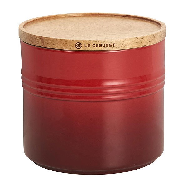 Le Creuset Vorratsdose Mittel Kirschrot 1,1L