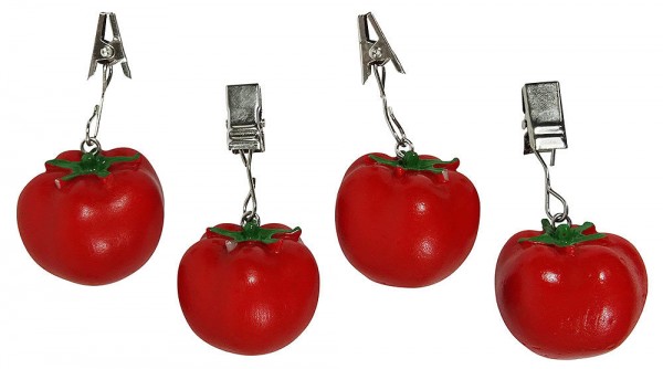 Tischdeckengewichte Tomaten Rot 4 Stück Tischtuchbeschwerer Tischdeckenhalter