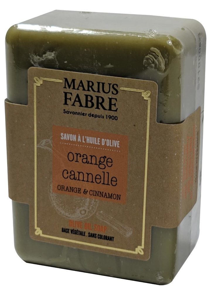 Marius Fabre Bio-Olivenöl Seife Orangenschale & Zimt Shea-Butter 150g