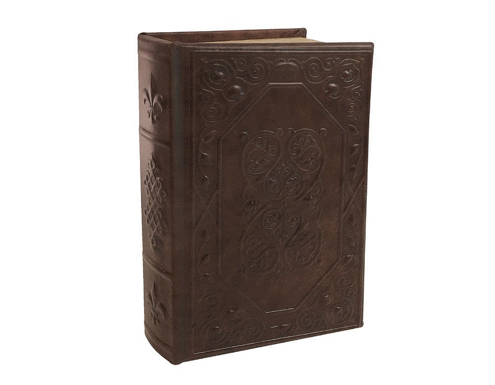 Hohles Buch mit Geheimfach Geldkassette Abschließbar Safe Lilie Antik-Stil 24cm Hohles Buch mit Geheimfach Geldkassette Abschließbar Safe Lilie Antik-Stil 24cm