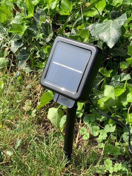 Solar Lichterkette Außen LED Wetterfest Warmweiß 2 Modus Garten Camping