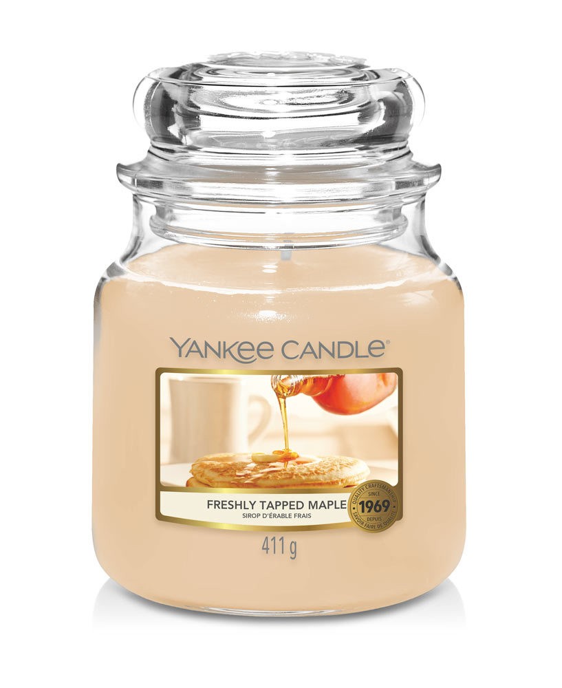 Yankee Candle Duftkerze Freshly Tapped Maple 411 g