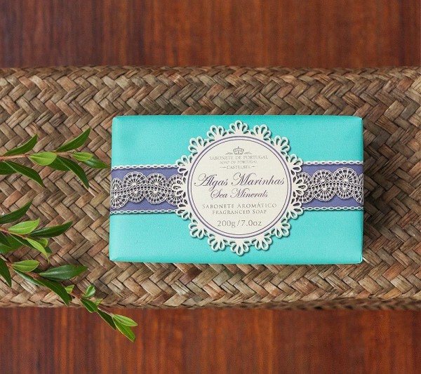 Castelbel Gourmet Seife Sea Minerals (Meeresmineralien) Olivenöl-Seife - 200g